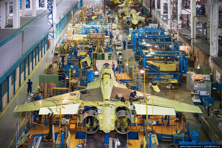 Производство самолетов Су-30 и Як-130 в Иркутске