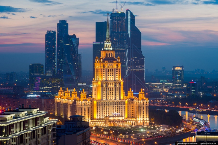 Москва с высоты в фотографиях