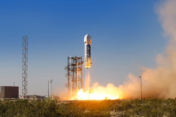 Успешный запуск нового космического корабля New Shepard