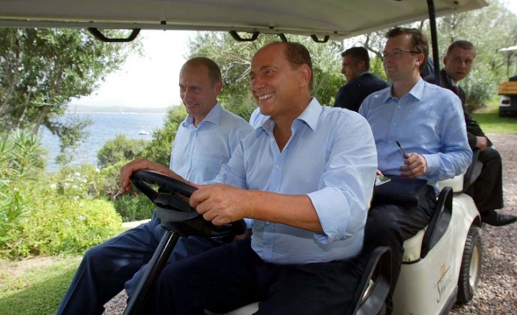 Настоящая мужская дружба: Путин и Берлускони