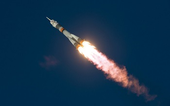 Запуск космического корабля «Союз ТМА-19М» на Байконуре