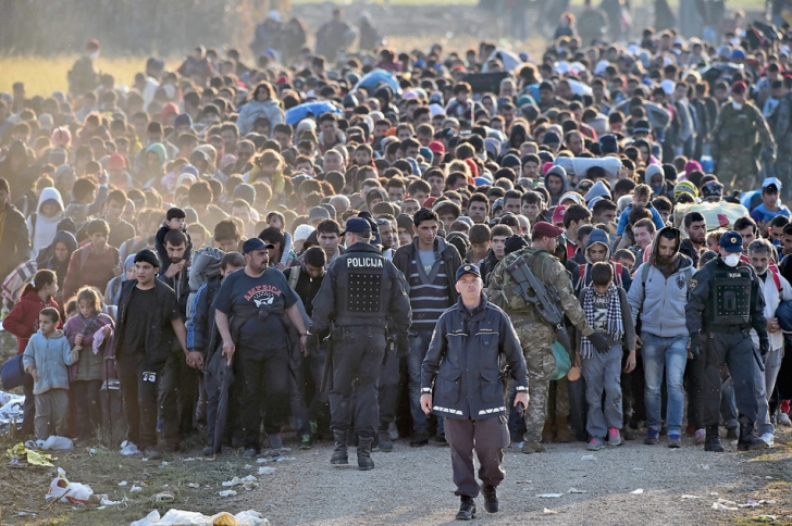 Масштабы миграционного кризиса в Европе