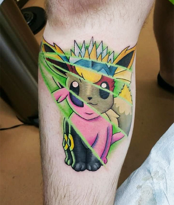 Татуировки Покемонов для настоящих фанатов Pokemon Go